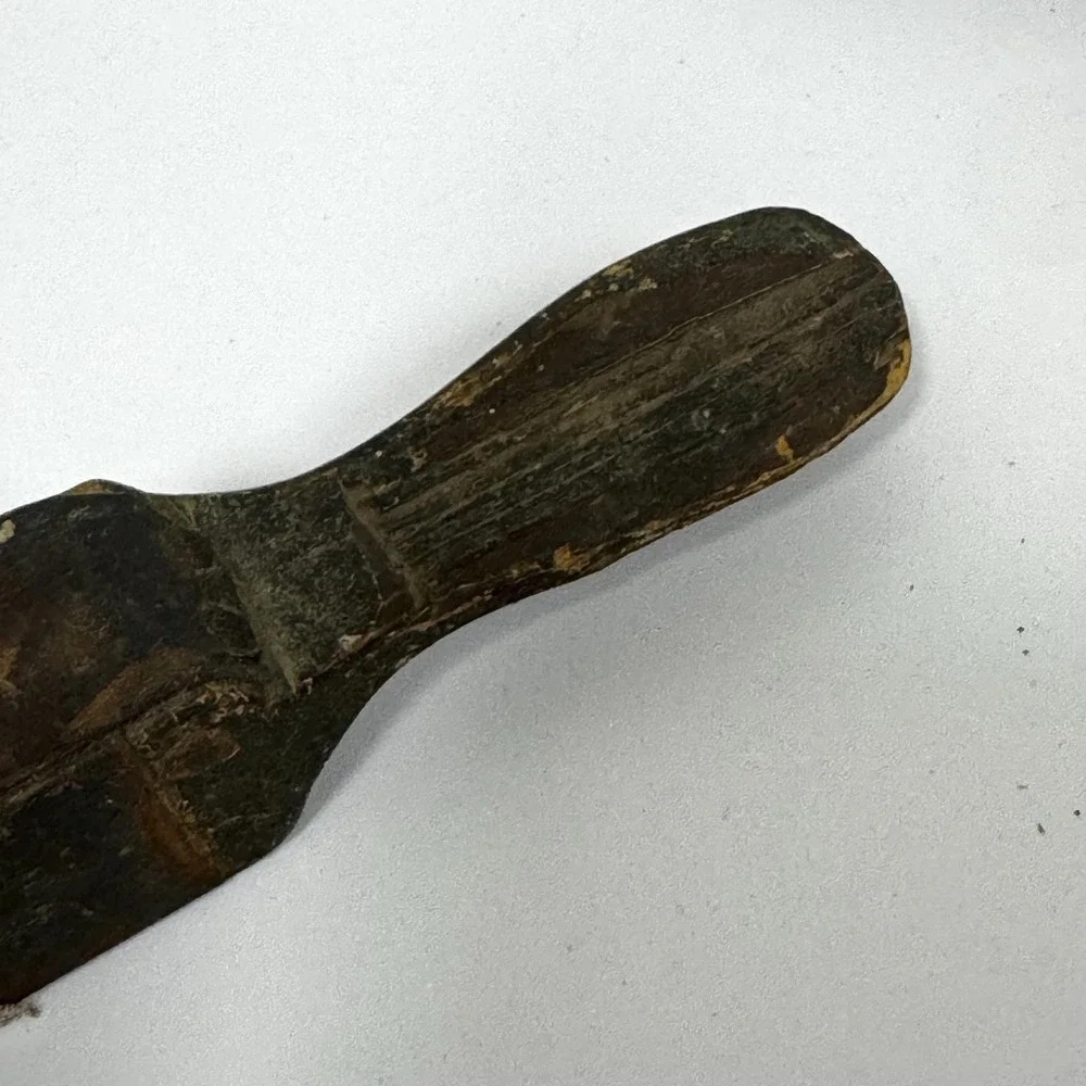 Vintage Chapman's Magic Strop: Aged Wood Shaving Blade Sharpener